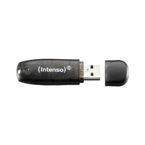 Intenso 16GB Rainbow USB 2.0 Flash Drive - Black